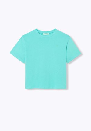 Promod, T-SHIRT BASIQUE COL ROND - T-shirt basique - turquoise