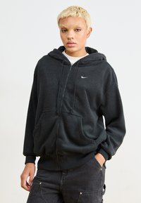 Nike Sportswear Zip-up sweatshirt - black sail