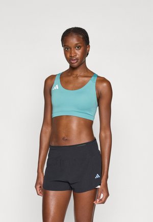 ADIZERO - Sport-BH med medium stöd - powder teal