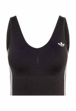 adidas Originals, ADIDAS ORIGINALS ESSENTIALS 3 STRIPES SEAMLESS BRALETTE - Bustino - black