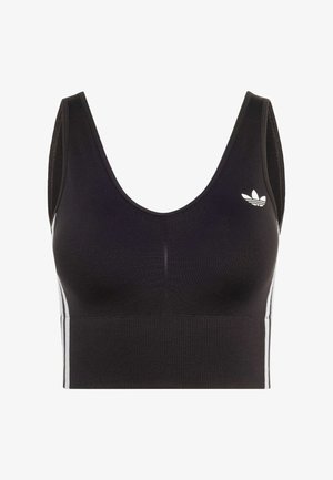 adidas Originals, ADIDAS ORIGINALS ESSENTIALS 3 STRIPES SEAMLESS BRALETTE - Bustino - black