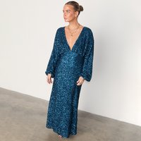 Never Fully Dressed SEQUIN EMMA DRESS - Apģērbs svinīgiem gadījumiem - teal