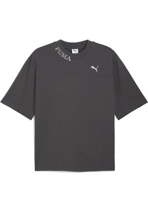 WASHED OUT BOXY - T-shirt print - dusky gray