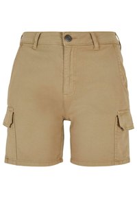HIGH WAIST - Lühikesed püksid - unionbeige