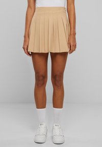 Karl Kani SMALL SIGNATURE TENNIS - A-linjainen hame - sand