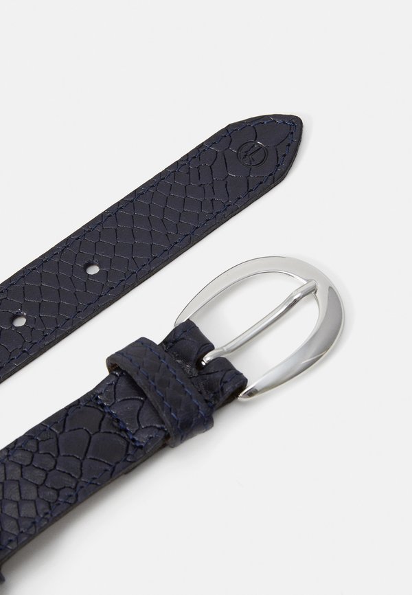 25 MM LEDERGÜRTEL MITSCHLIESSE - Belt - marine3