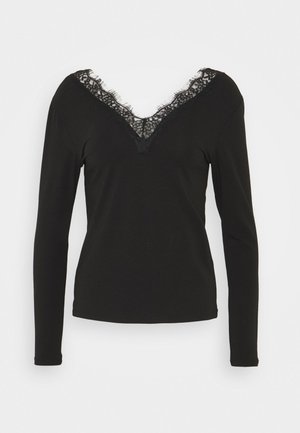 ONLINA LIVE LOVE - Long sleeved top - black