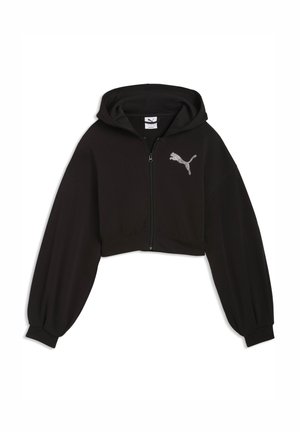 GRAPHIC BEDAZZLED HOODIE - Sweatjacke - puma black