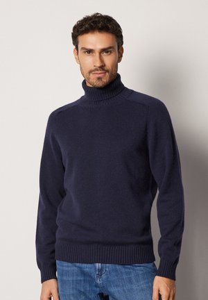 ULTRASOFT TURTLENECK - Strickpullover - Blue