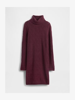 GAP T NECK MINI ALINE DRESS - Haljina s naramenicama - bordeaux