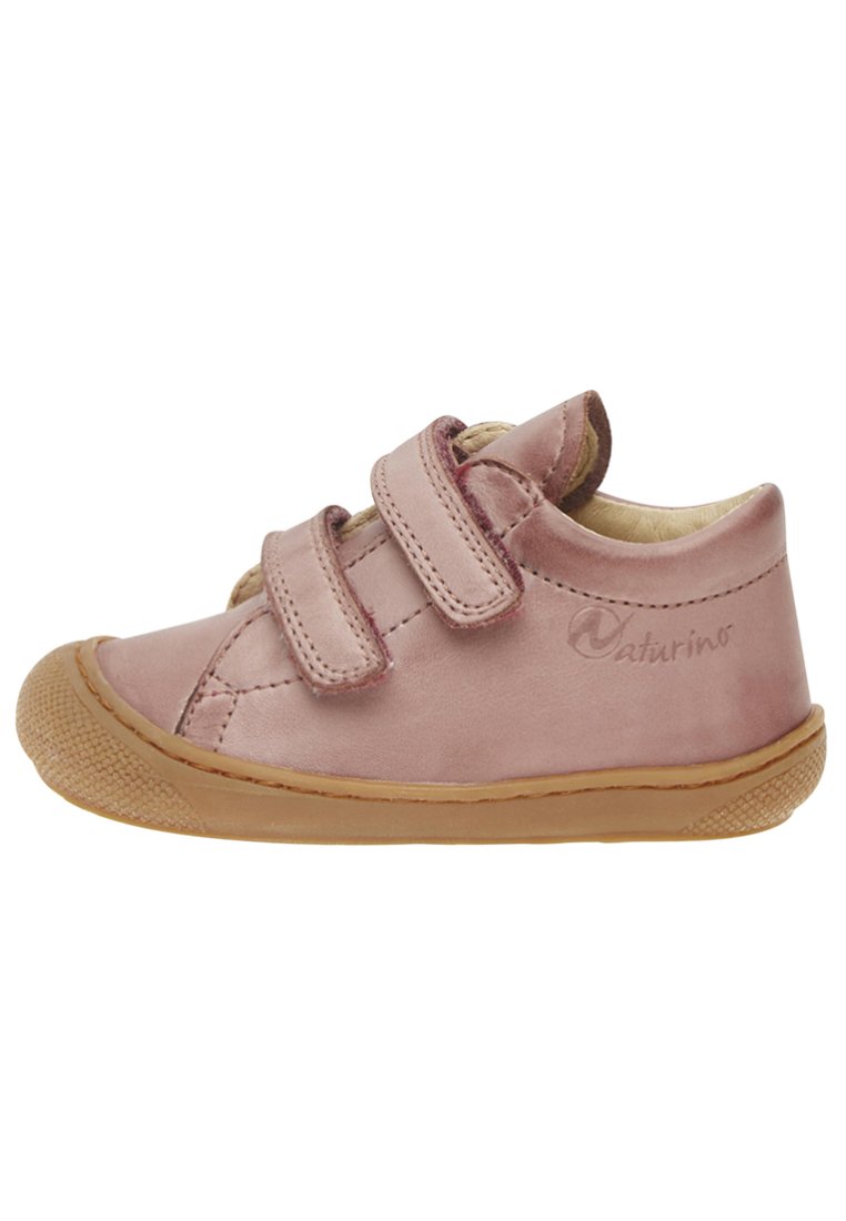 Chaussures Premiers Pas Naturino Cocoon VL - En Suède Souple, Semelle Antidérapante Caoutchouc/liège - Pour Bébé (velcro)