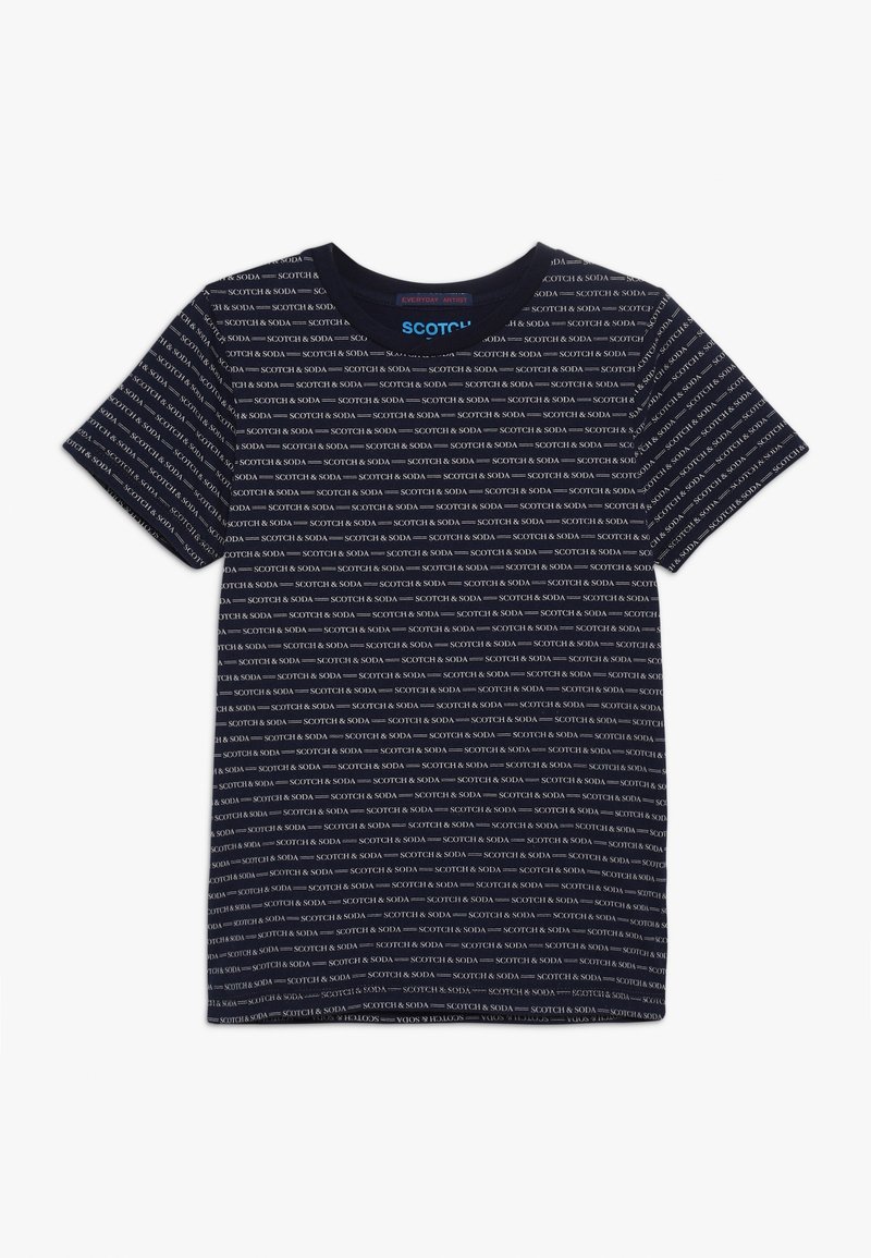 Scotch & Soda Triko s potiskem - blue
