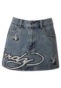 Ed Hardy WATER  - A-line skirt - bleach