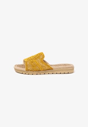 Brasileras, Pantolette flach - mustard