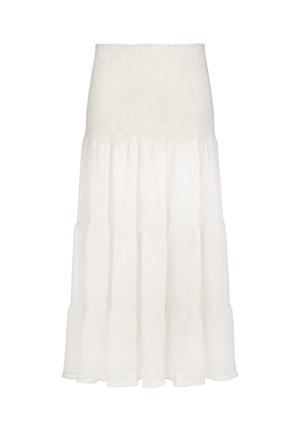 Bosanova, FALDA LARGA NEGRA CON VOLANTES - Falda larga - beige