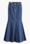 MERMAID SKIRT - Μάξι φούστα - dark-blue denim