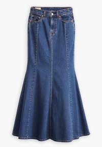 Levi's® MERMAID SKIRT - Maxi skirt - dark-blue denim