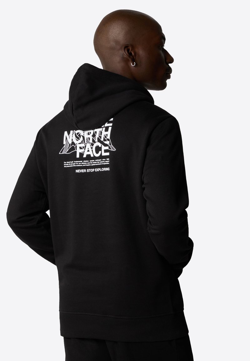 Neverless® Felpa con cappuccio da uomo in montagna, escursionismo