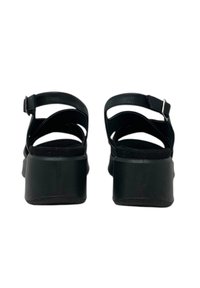 Enval Soft Sandali con plateau - black