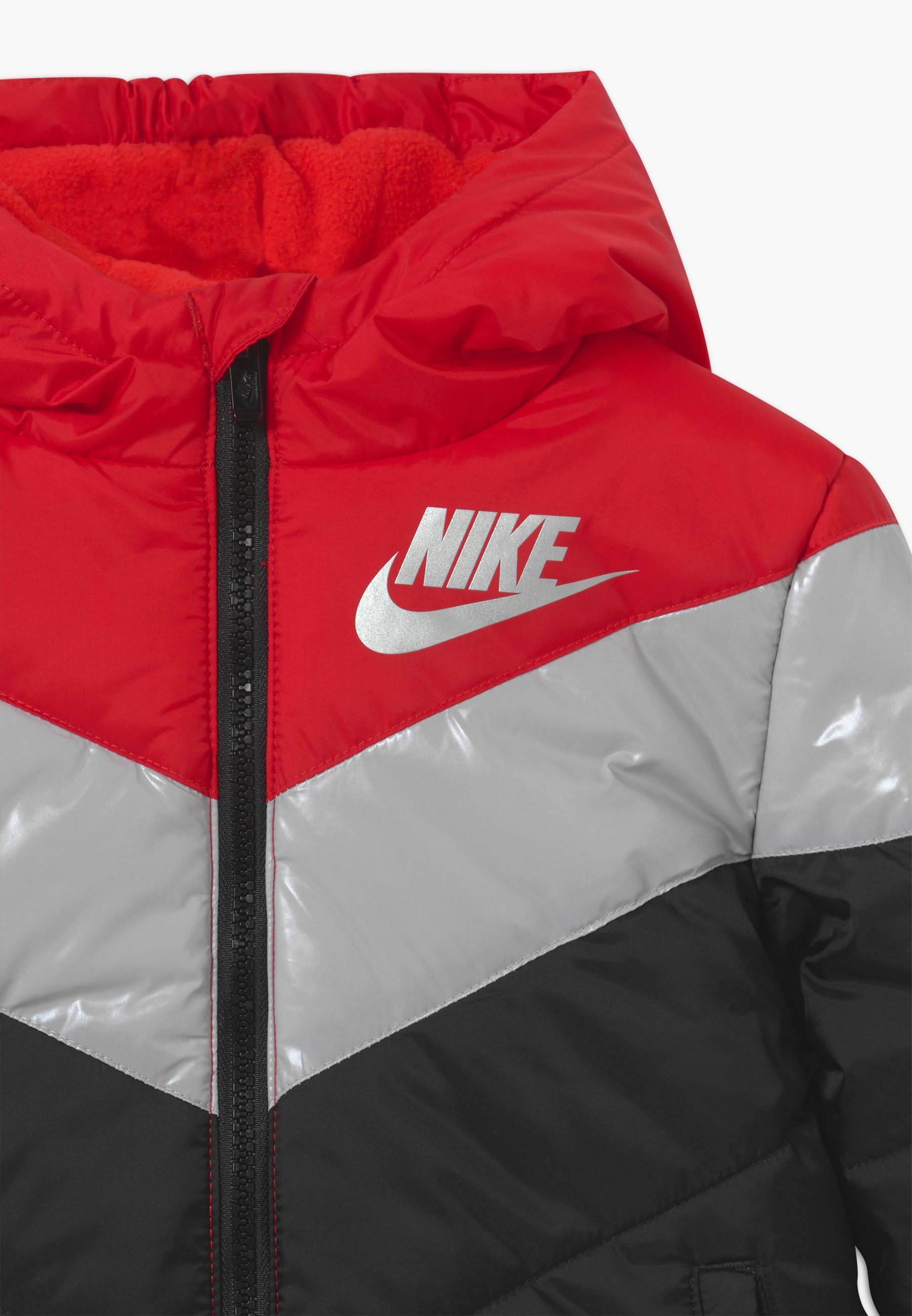 nike red white black jacket