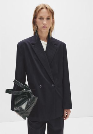 PINSTRIPE - Blézer - black