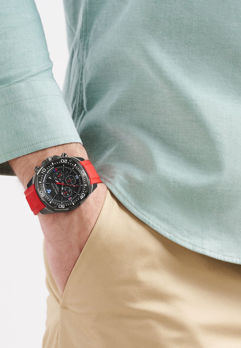 Nautica BOX SET NCT SAIL - Cronografo - red