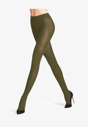 FALKE, Cross Knit - Strumpfhose - shire green