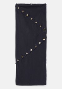 SKIRT WITH MULTI BUTTON CLOSURE - Maksihame - black