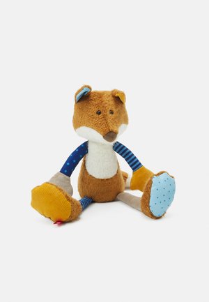 sigikid FUCHS PATCHWORK SWEETY UNISEX - Cuddly toy - rotbraun/blau