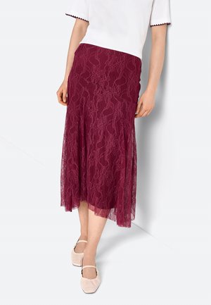 A-line skirt - ruby glow