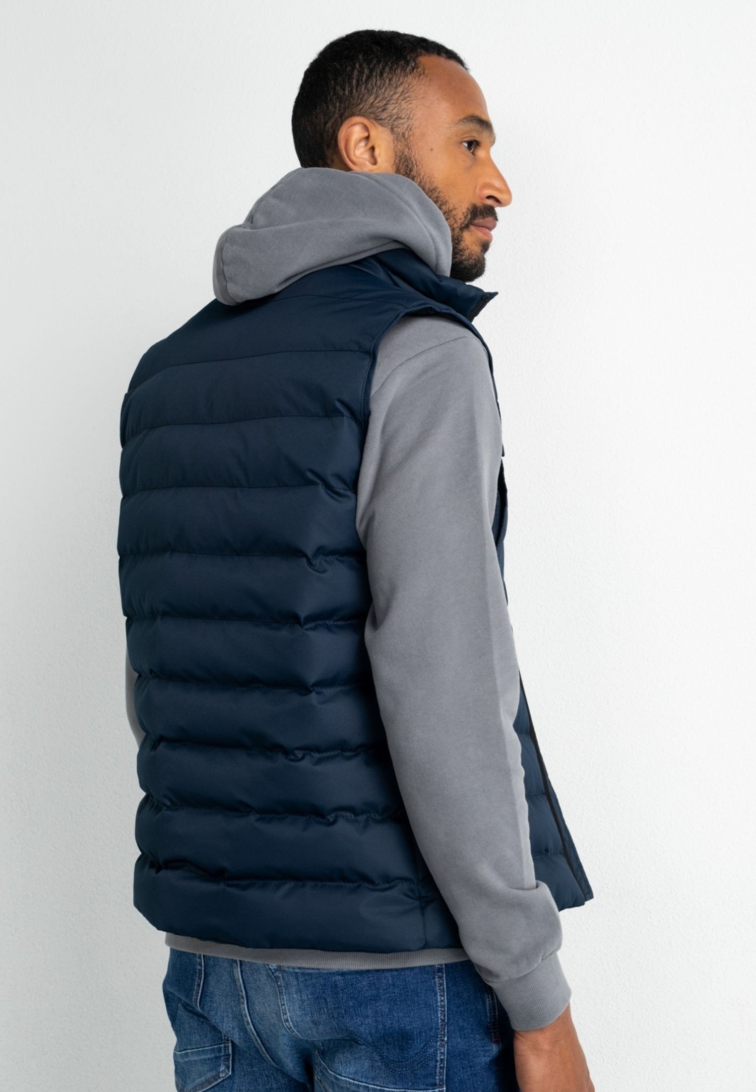 Petrol Industries BODY WARMER - Bodywarmer - dark sapphire/donkerblauw -  Zalando.nl