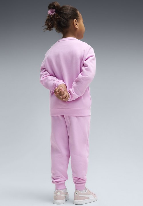 PUMA ESSENTIALS LOGO LAB CREW TRAININGSANZUG UNISEX SET - Tracksuit - mauve glow — foto 2