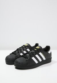 adidas Originals SUPERSTAR FOUNDATION ALL BLACK STYLE SHOES - Trainers - noir / blanc