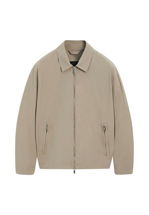 Massimo Dutti, LIGHTWEIGHT SHORT JACKET - Overgangsjakke - ochre