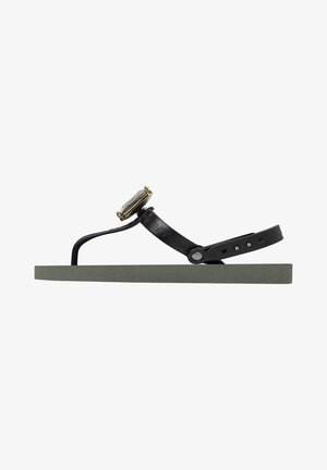 Uzurii SELENA DIAMOND - Sandales tongs - army green