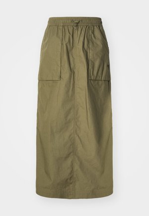 Puma FUTURE ARCHIVE ZIP OFF SKIRT - A-Linien-Rock - loden green