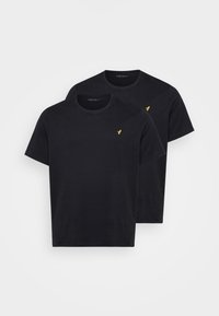 2 PACK - Basic T-shirt - black