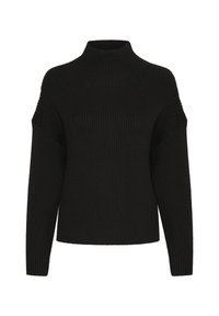ANGELINE - Stickad tröja - black