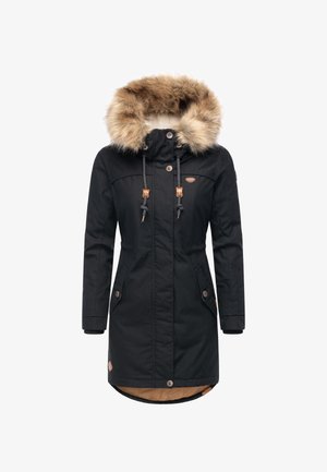 Ragwear TAWNY - Talvemantel - black