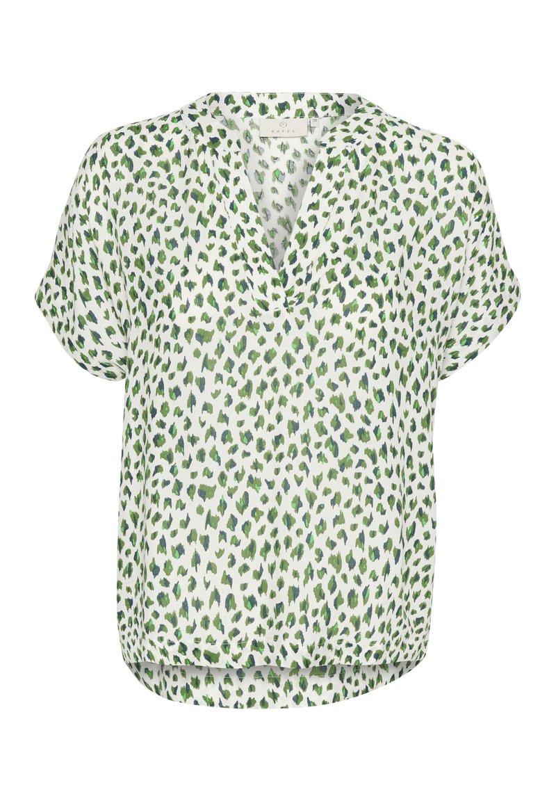 Kaffe KAANO - Bluse - greencolors graphic dot/grøn - Zalando.dk