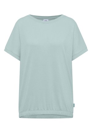 Cecil, T-SHIRT MIT RUNDHALS UND STRUKTUR - T-shirt basique - crystal mint