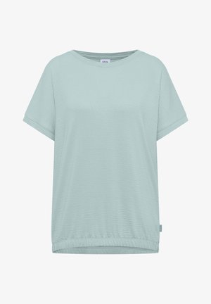 Cecil, T-SHIRT MIT RUNDHALS UND STRUKTUR - T-shirt basique - crystal mint