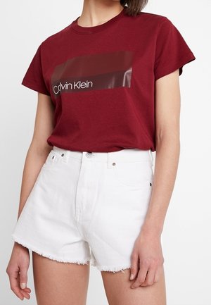 T-Shirt print - bordeaux