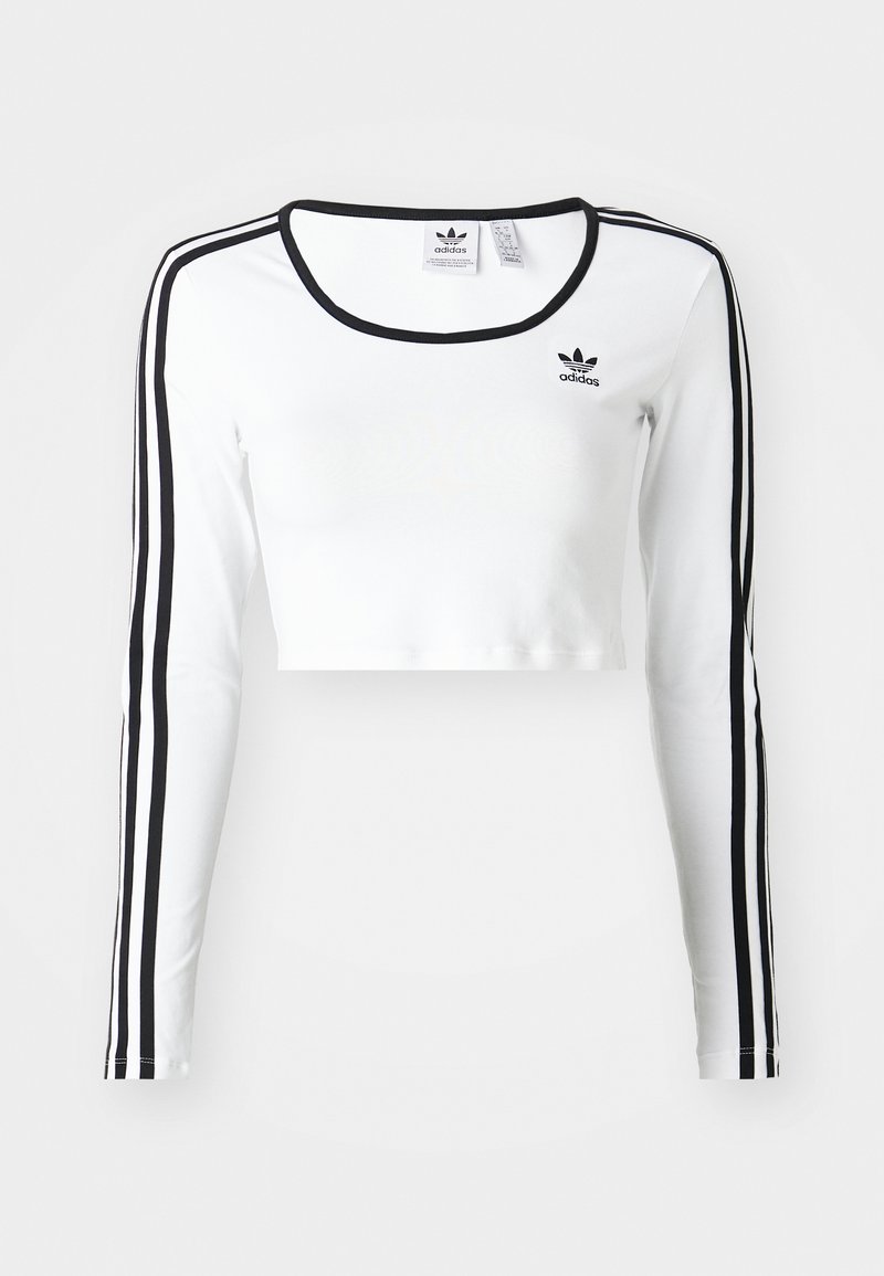 Crop Top Top Maniche Lunghe Bianco Emmiol Spedizione Gratuita 2026 Top A Maniche Lunghe Con Spalle Scoperte  Bianca S Di Long Sleeves Nel Negozio EMMIOL