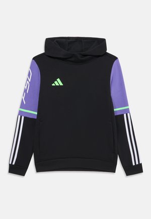 adidas Performance F50 HOODIE YOUTH UNISEX - Sweatshirt - black/purple