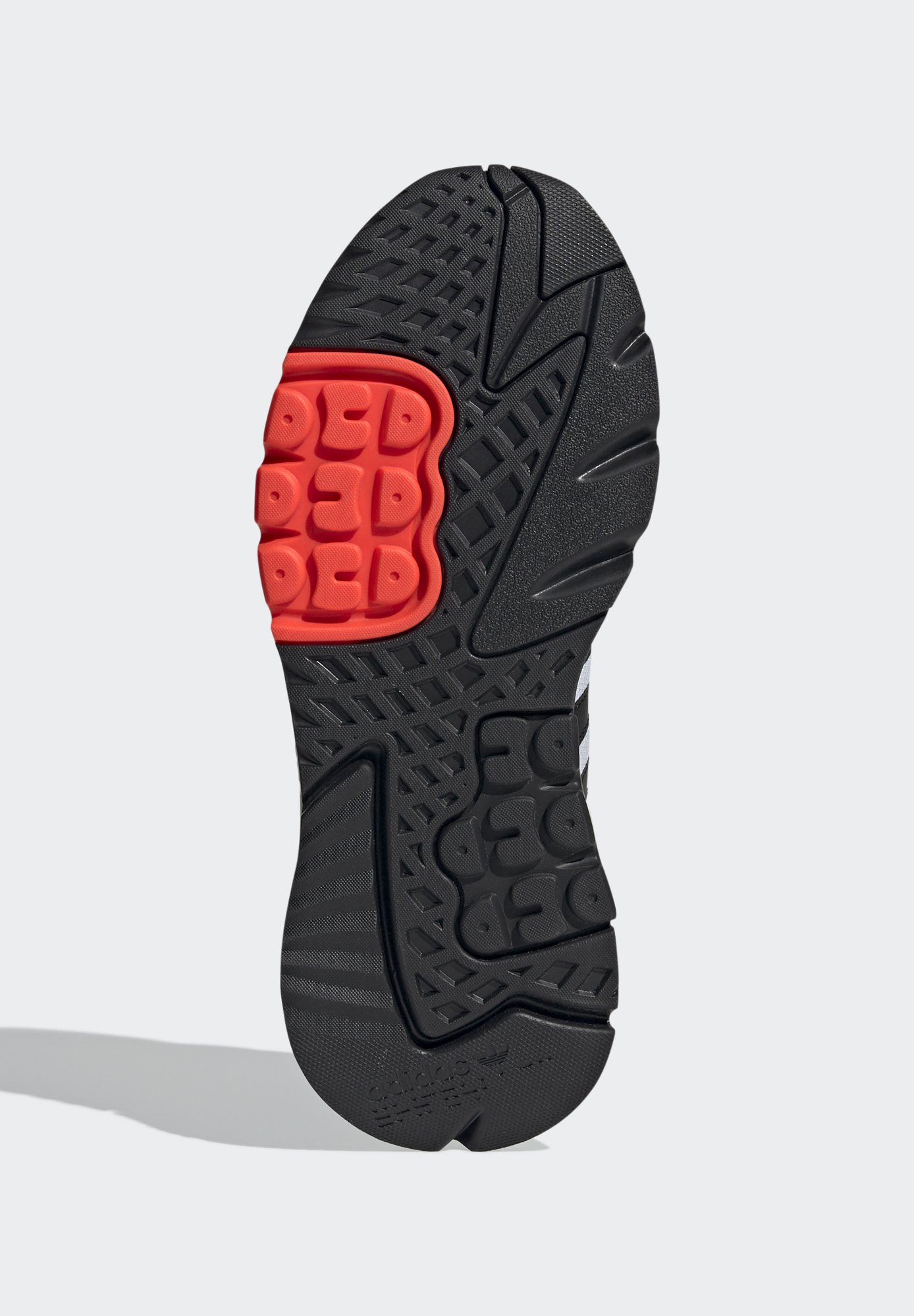 adidas Originals NITE JOGGER UNISEX - Zapatillas - dash grey/core  black/silver/gris - Zalando.es