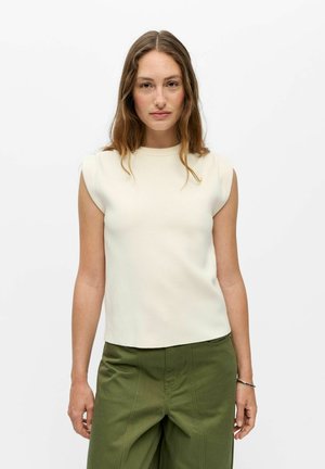 Object VEST TOP KNITTED - Débardeur - birch
