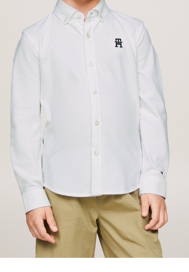 Tommy Hilfiger MONOGRAM STRETCH - Camicia - white