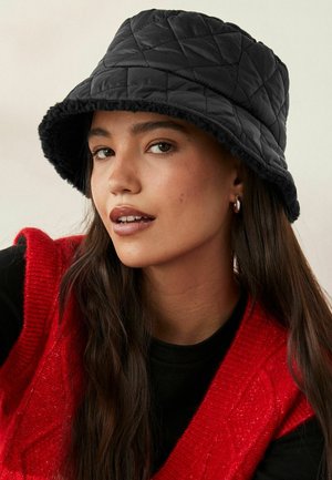 REVERSIBLE BUCKET - REGULAR FIT - Hatt - black
