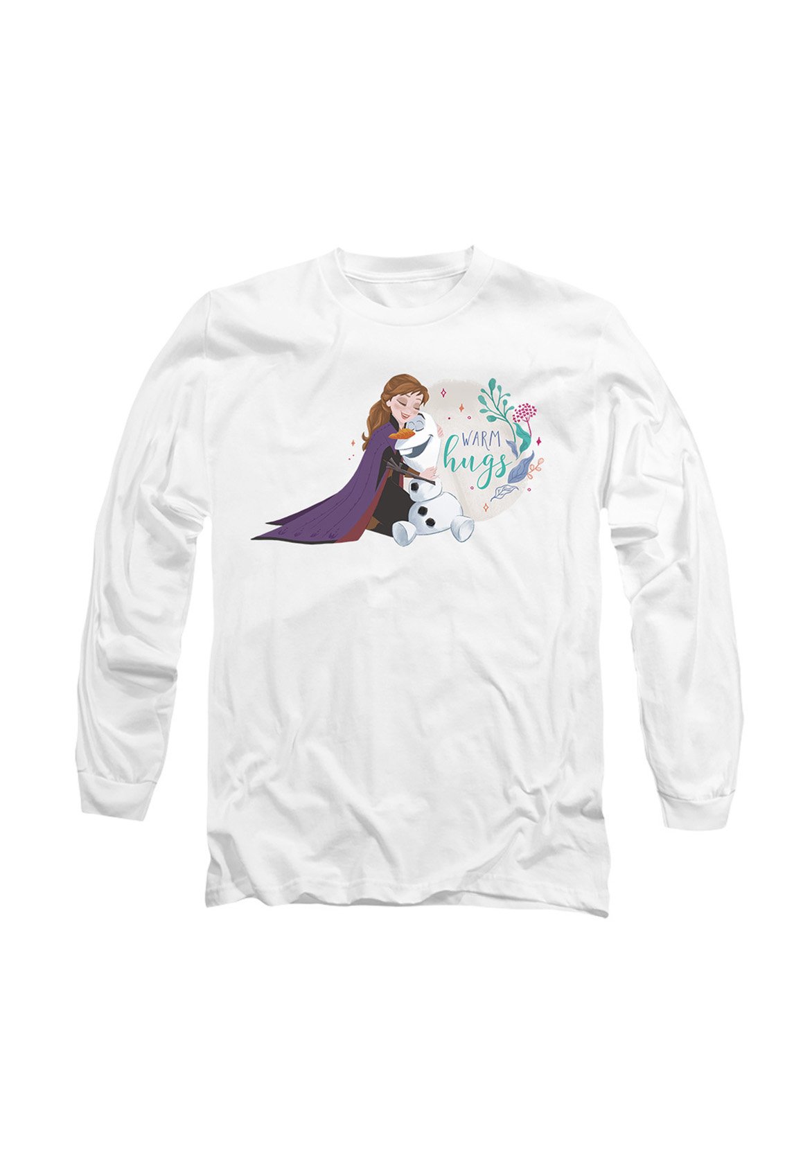 Disney FROZEN ANNA AND OLAF LIKE WARM HUGS Langarmshirt white